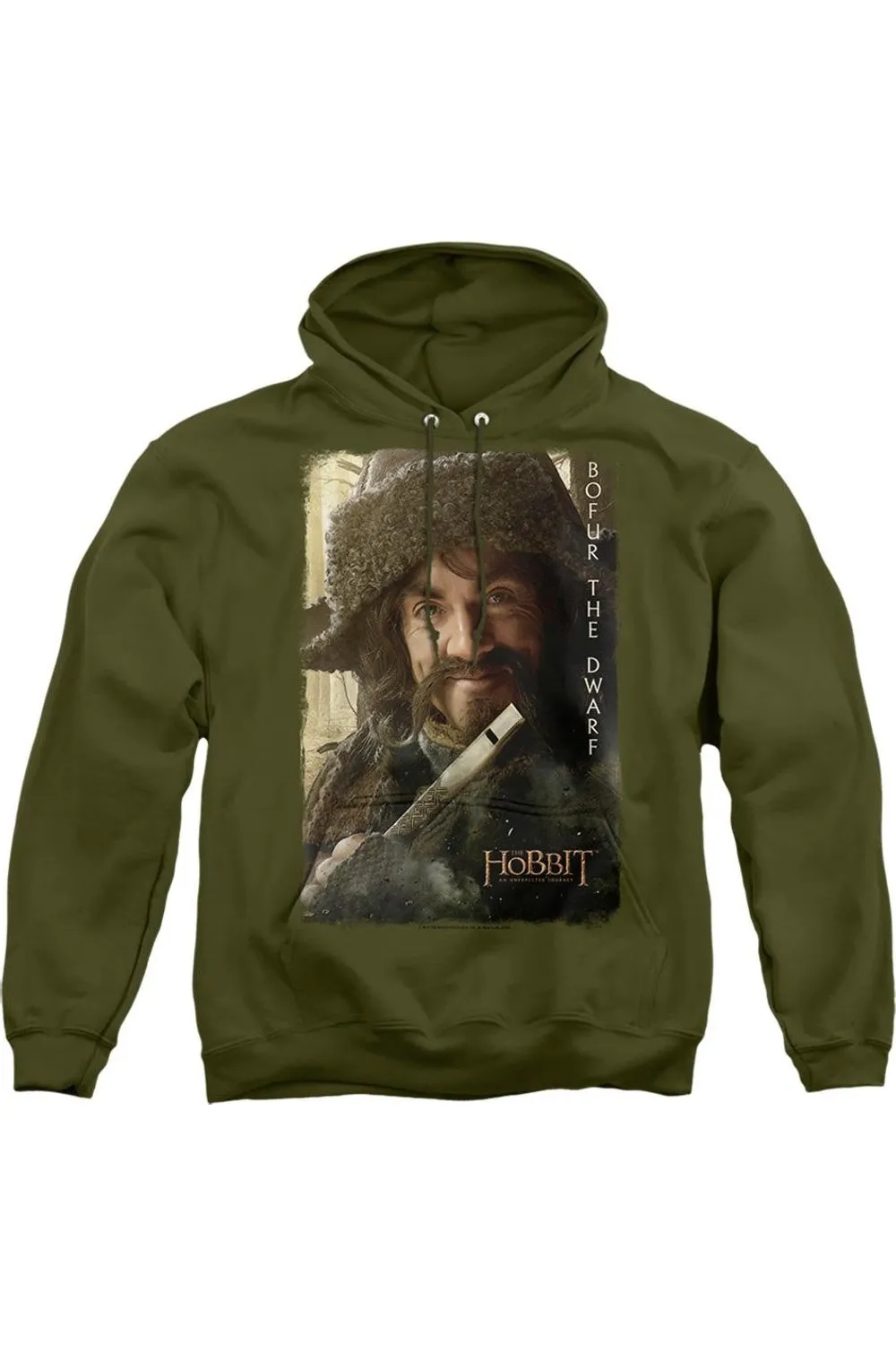 The Hobbit Bofur Adult Pull Over Hoodie / Hooded Sweatshirt