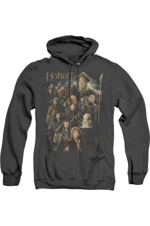 The Hobbit Somber Company Adult Heather Hoodie / Hooded Sweatshirt