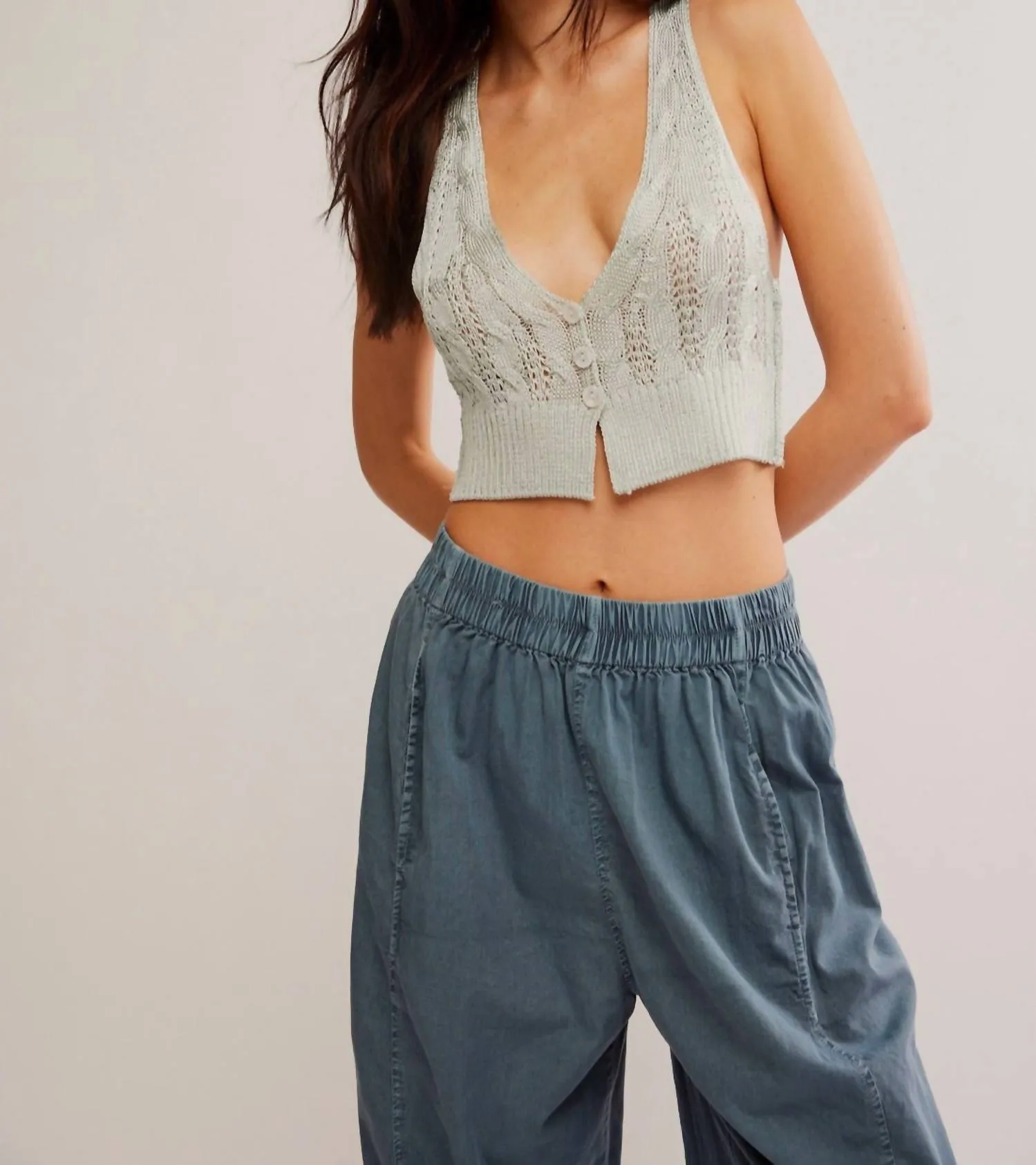 The Vest Of Us In Pale Aqua