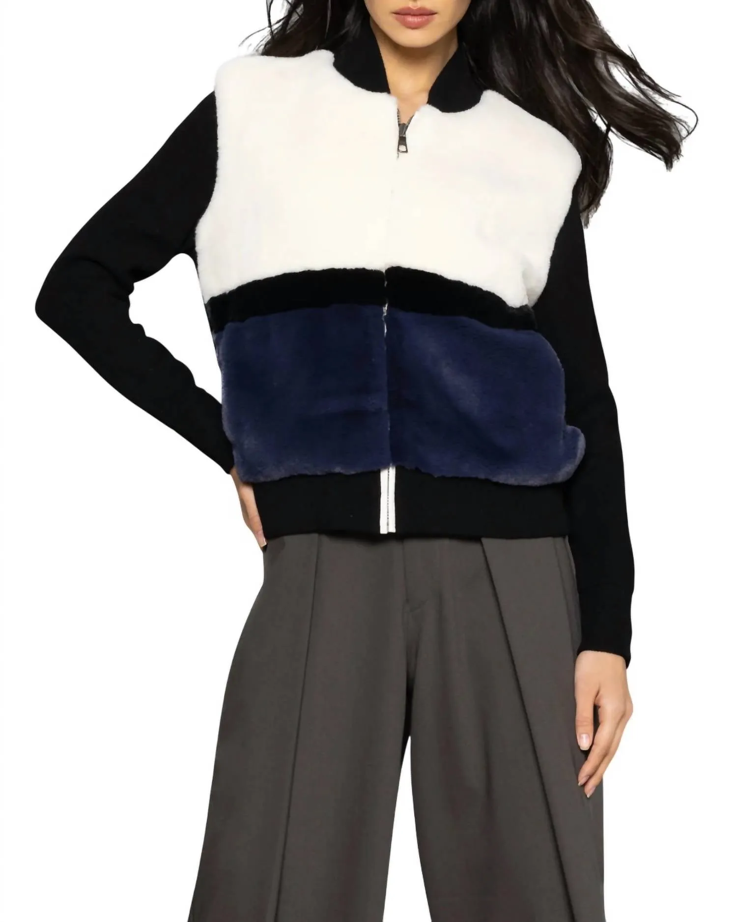Triple Threat Jacket In Slate Combo