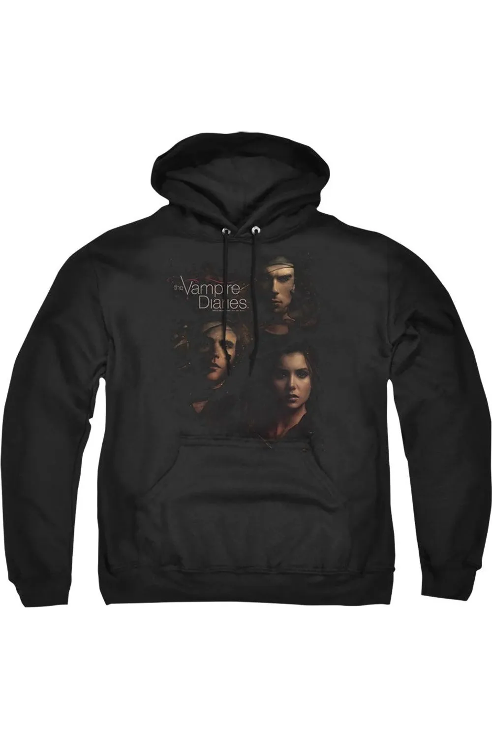 Vampire Diaries Smokey Veil Adult Pull Over Hoodie / Hooded Sweatshirt