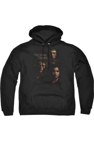 Vampire Diaries Smokey Veil Adult Pull Over Hoodie / Hooded Sweatshirt