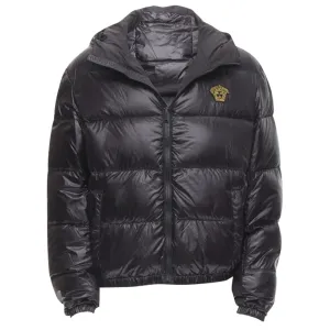 Versace Medusa badge goose down puffer jacket