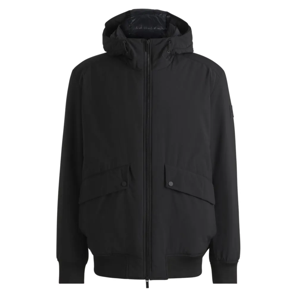 Water-repellent down jacket in a regular fit