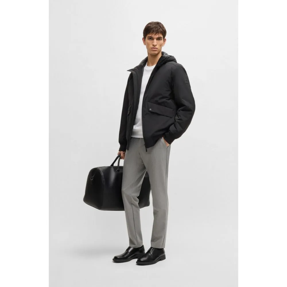 Water-repellent down jacket in a regular fit