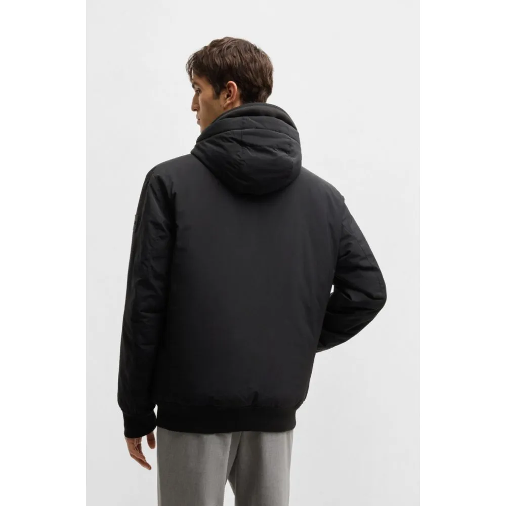 Water-repellent down jacket in a regular fit