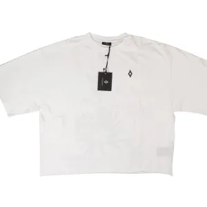 White Flower Shipping Over T-Shirt