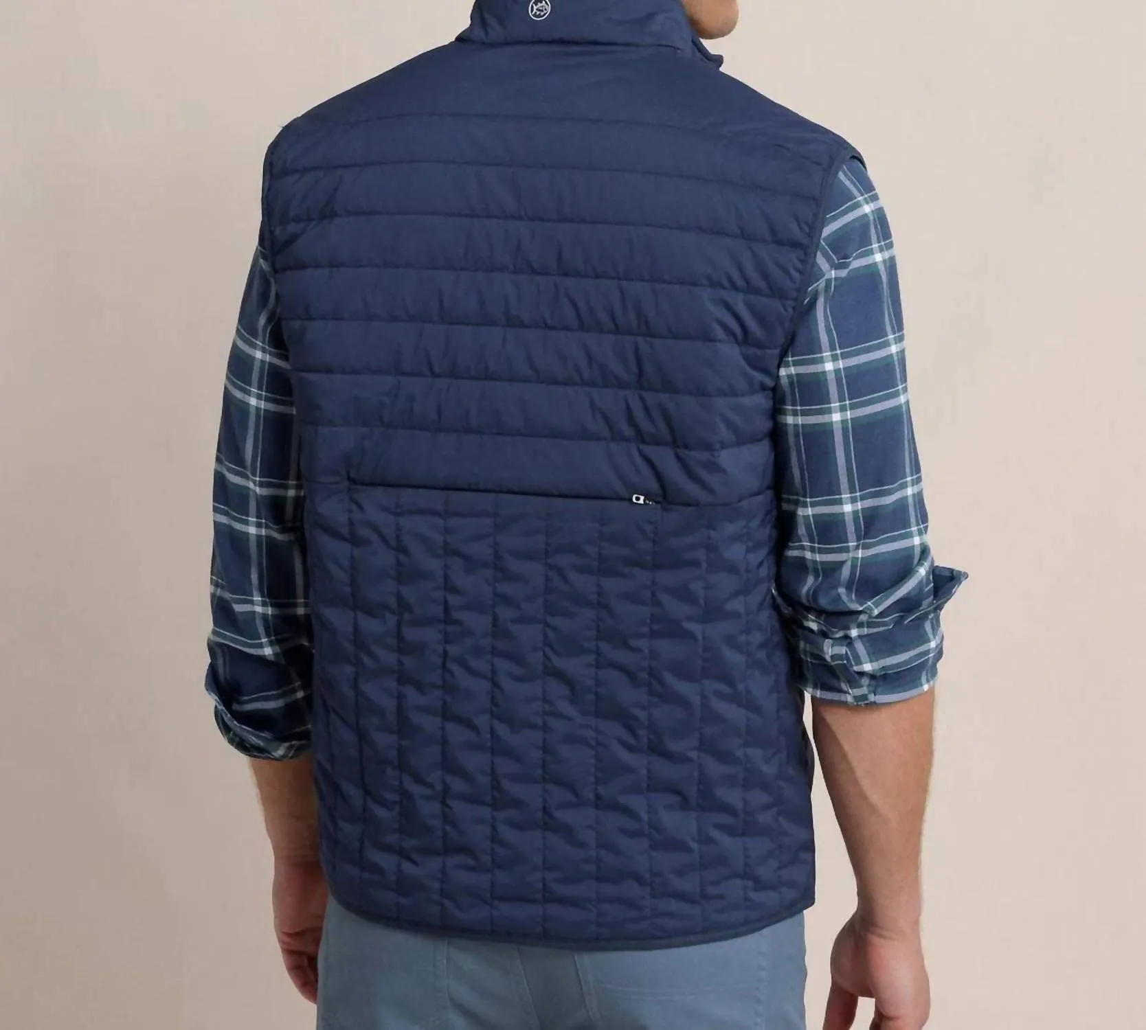 Whitemarsh Packable Quilted Vest In Dress Blue