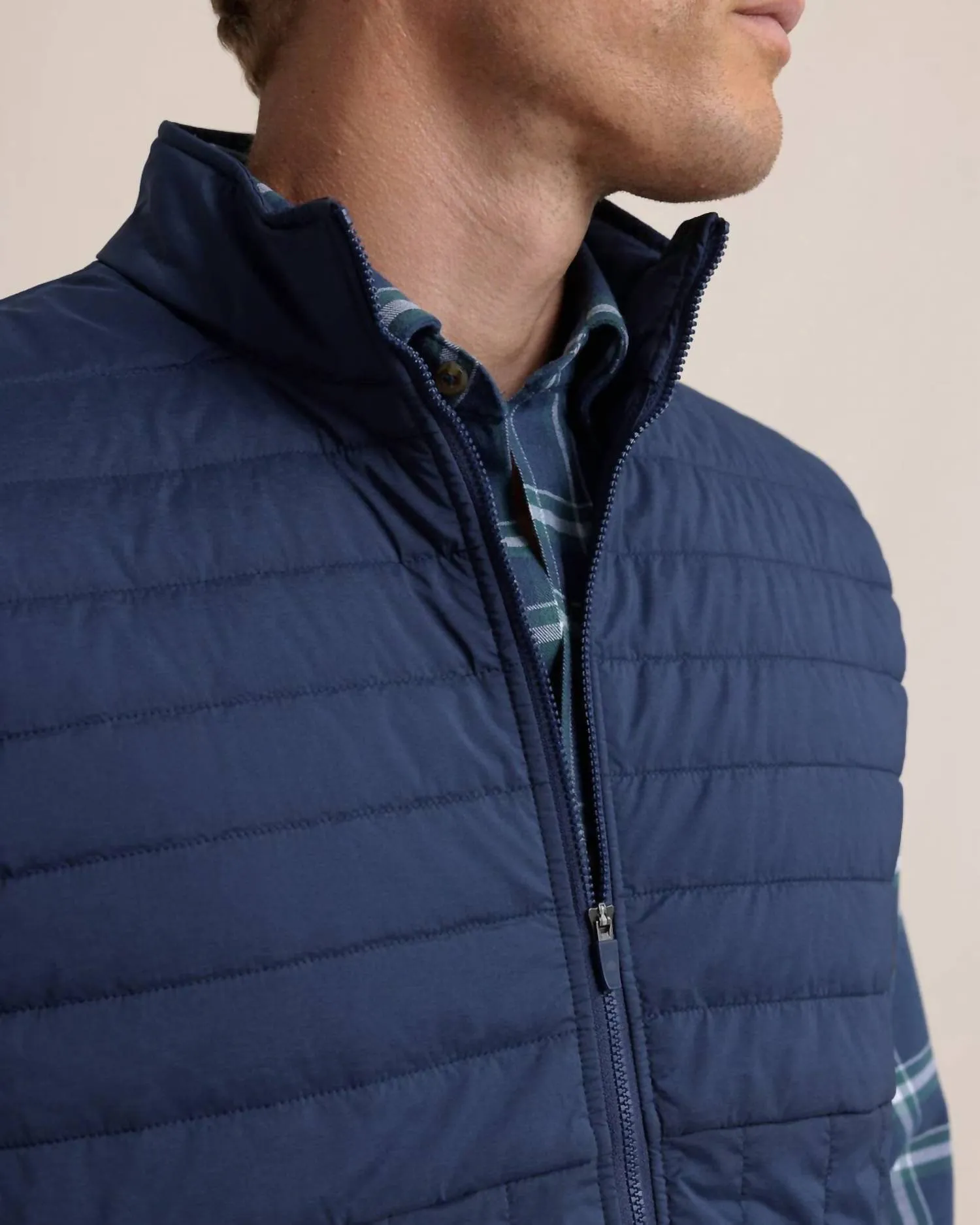 Whitemarsh Packable Quilted Vest In Dress Blue
