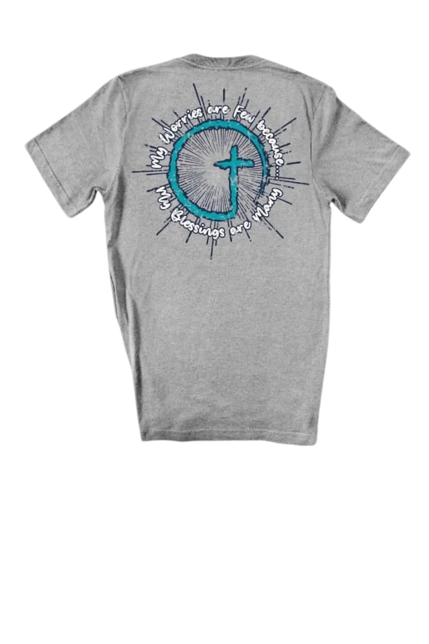 Women's Blessings Tee In Grey