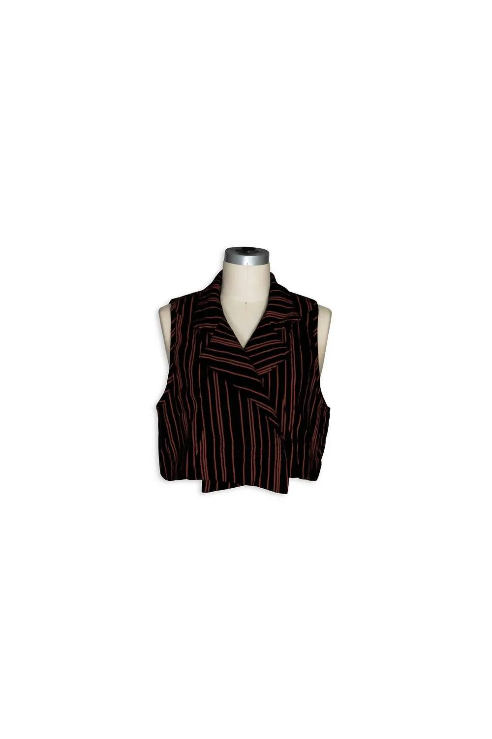 Women's Chord Reversible Vest In Henna