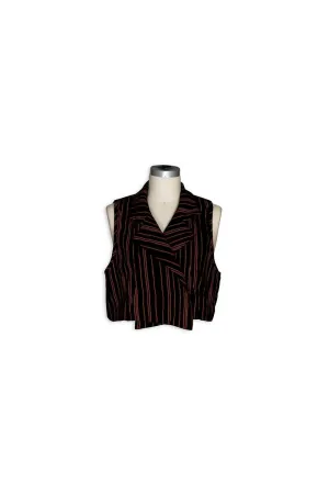 Women's Chord Reversible Vest In Henna