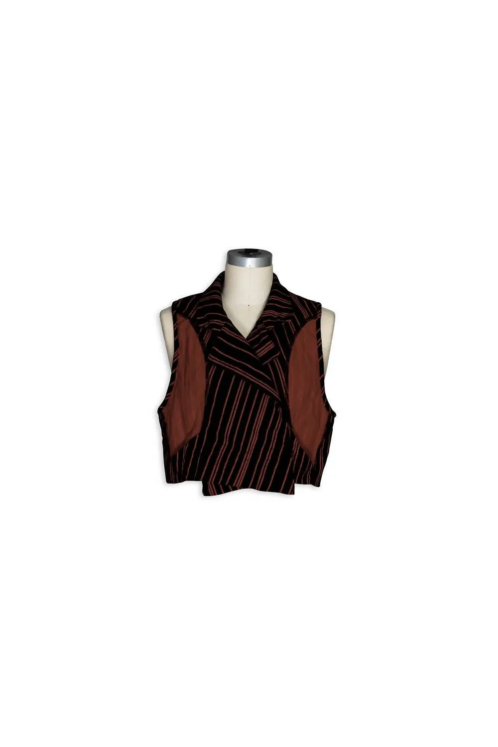Women's Chord Reversible Vest In Henna