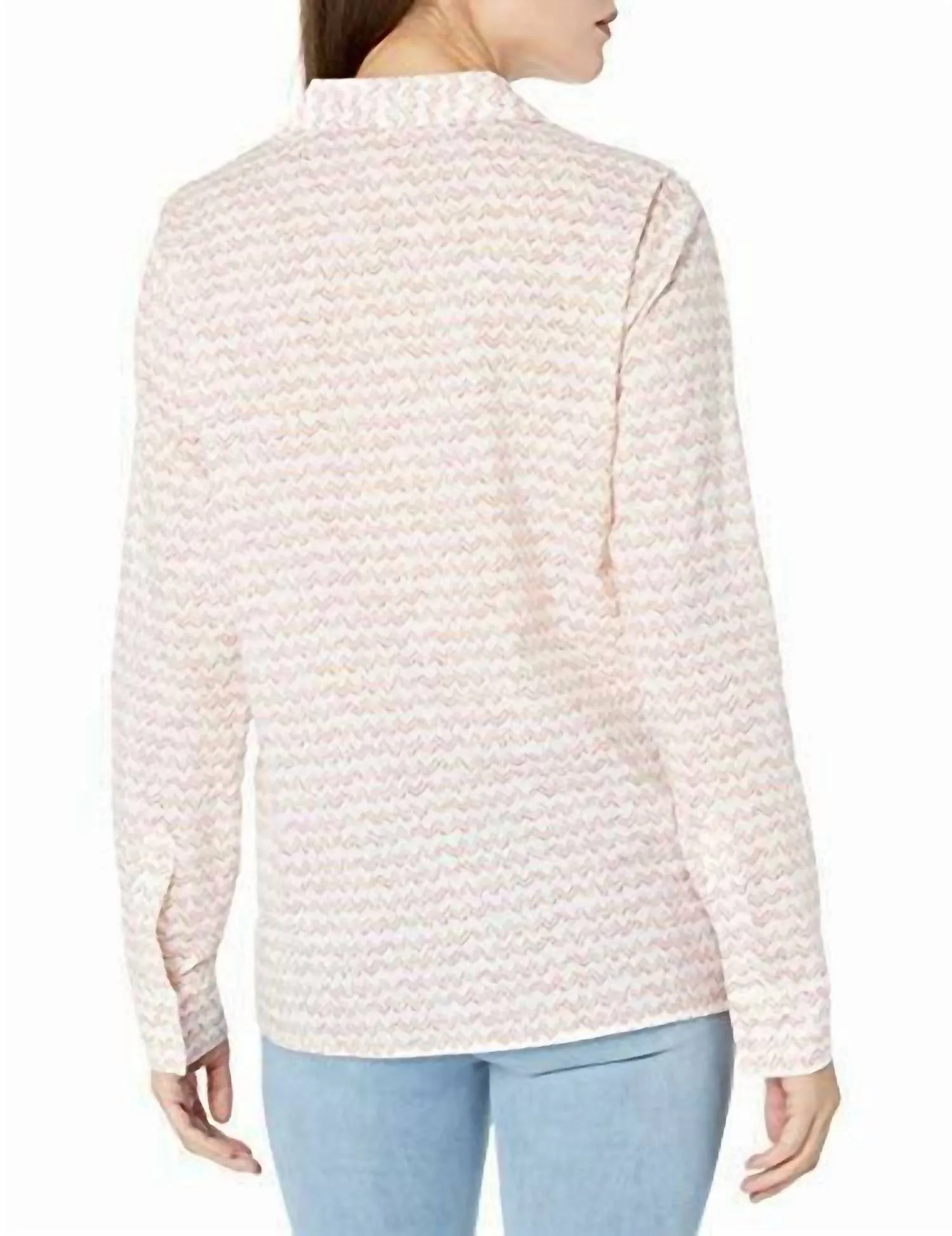 Women's Sand Dunes Print Classic Lawn Shirt In White