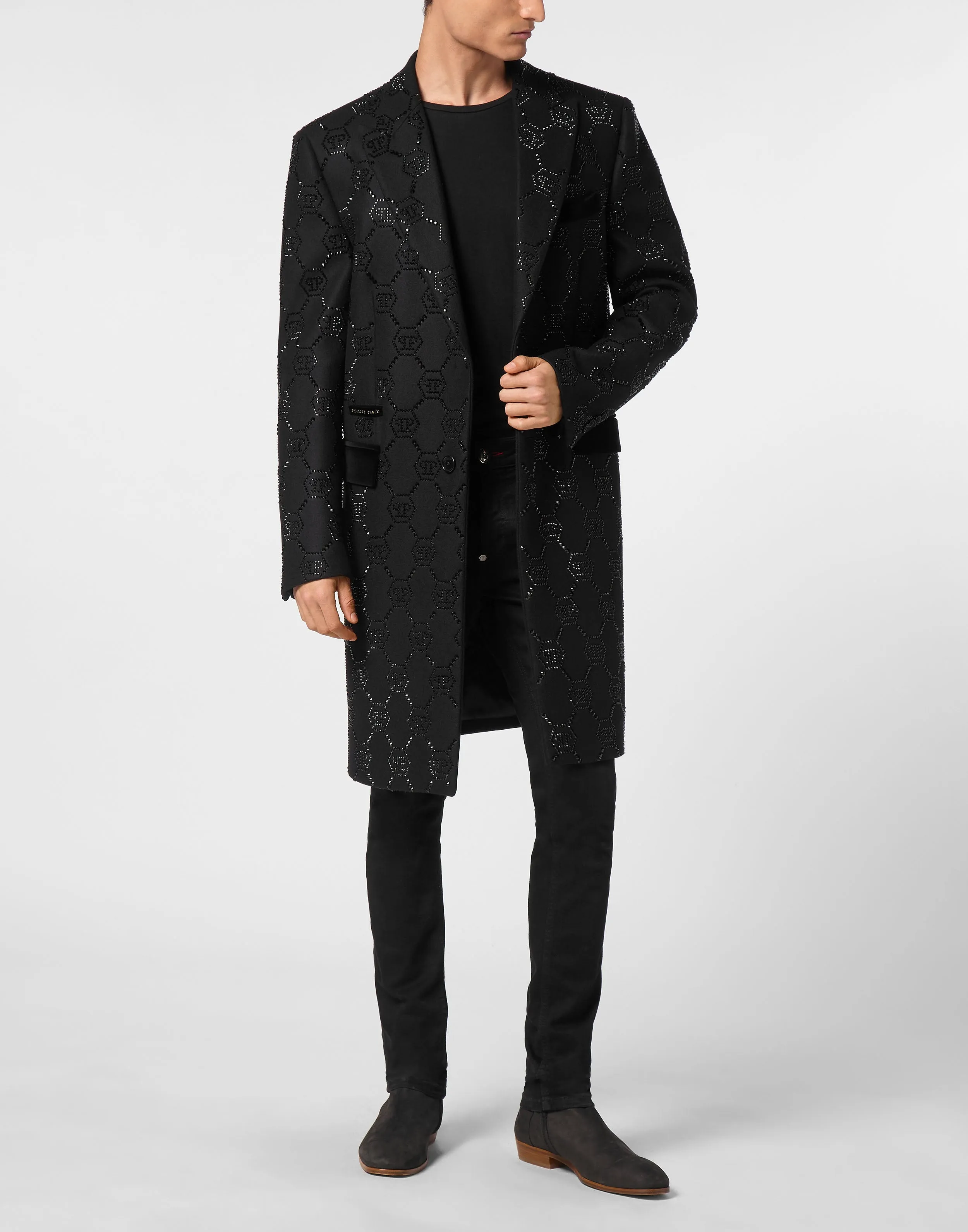 Wool Coat Monogram
