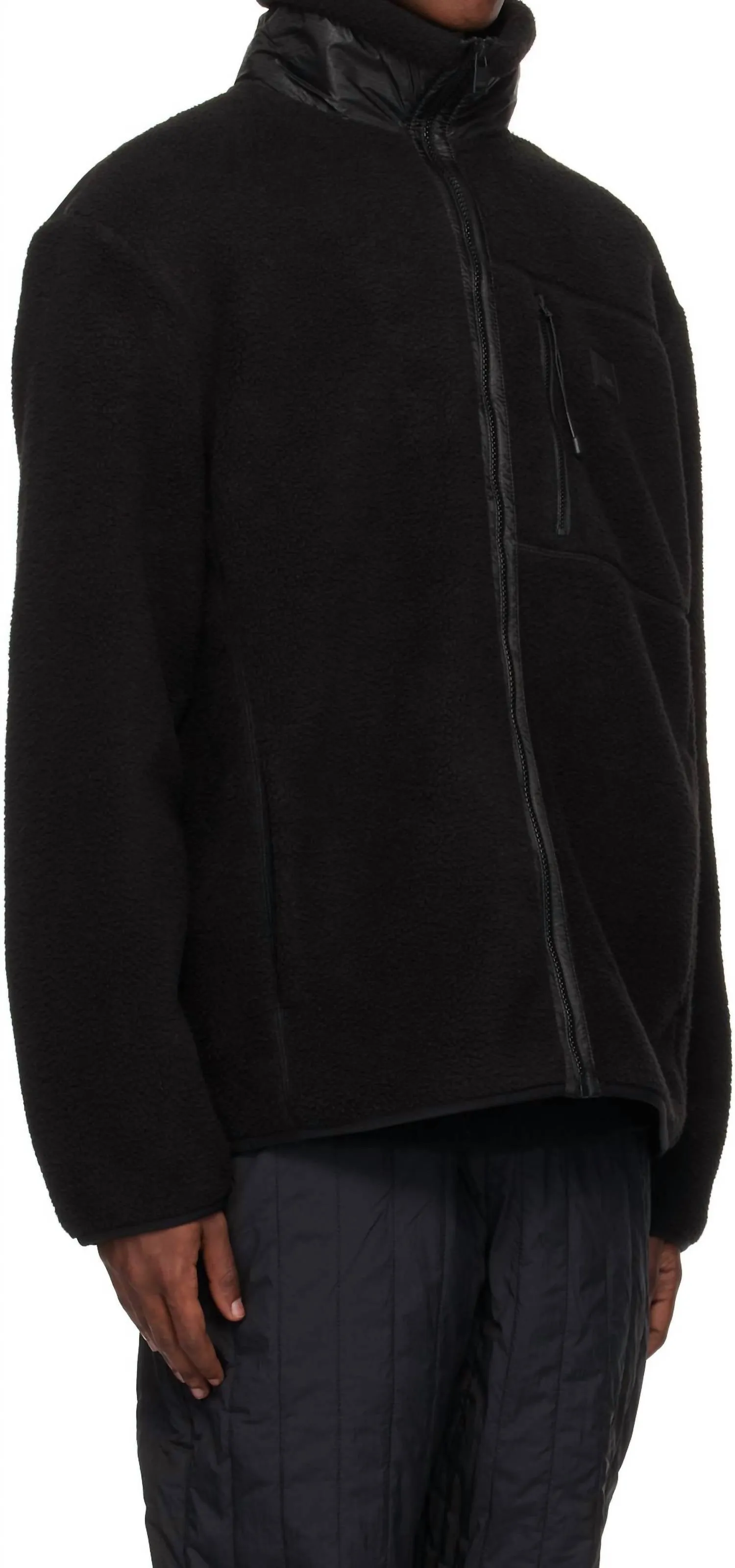 Yermo Fleece Jacket T1 In Black