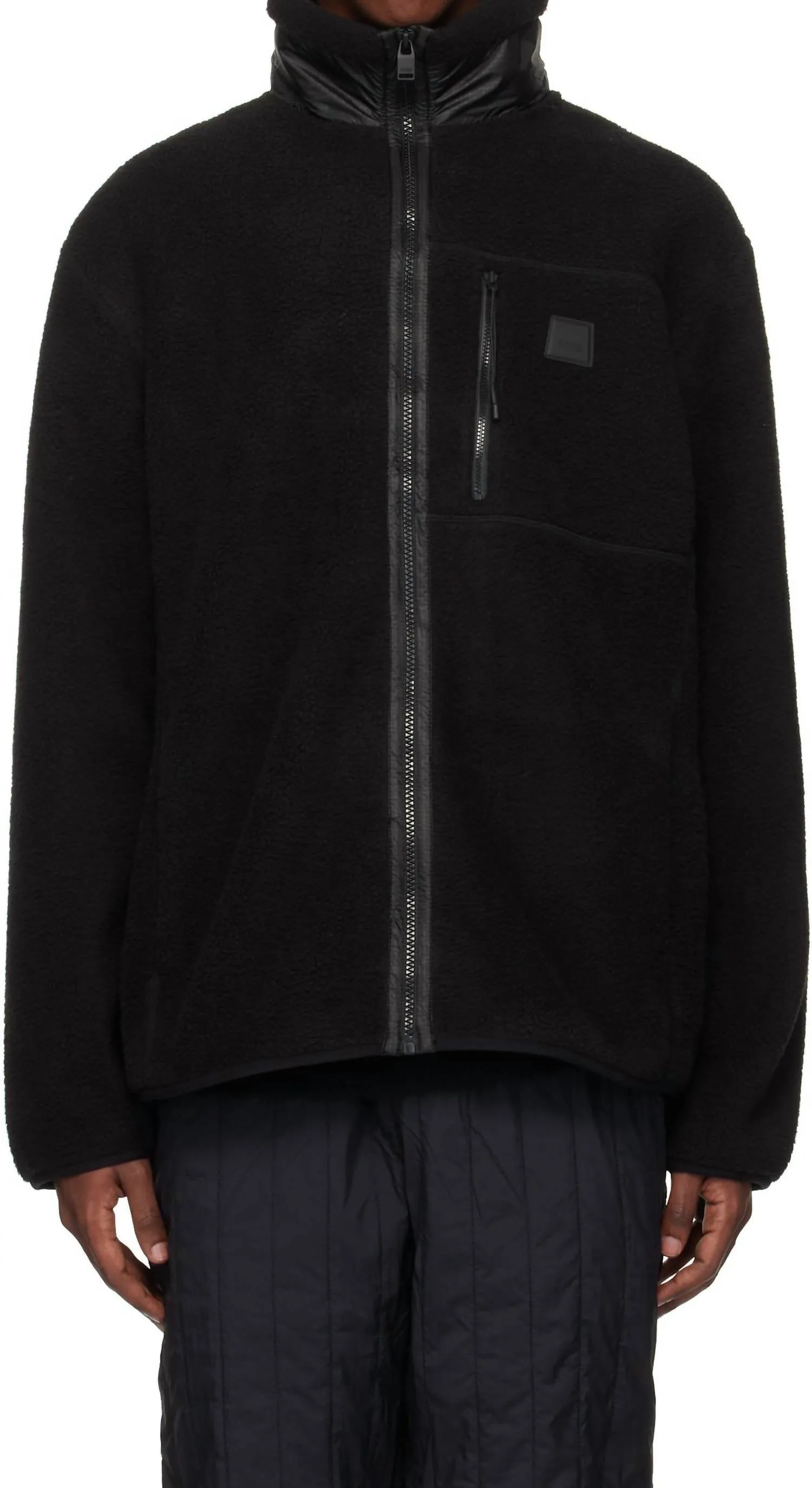 Yermo Fleece Jacket T1 In Black