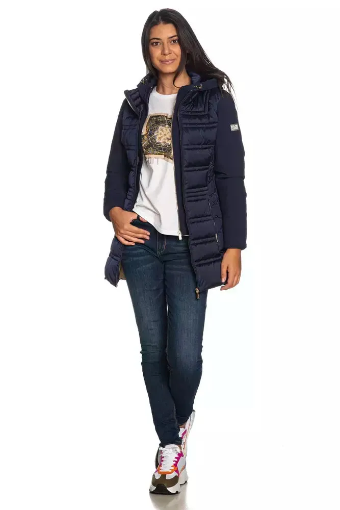 Yes Zee Chic  Technical Fabric Jacket with Women's Hood