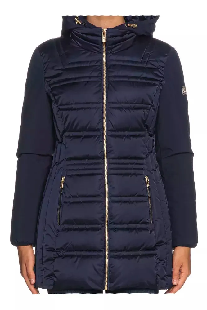 Yes Zee Chic  Technical Fabric Jacket with Women's Hood