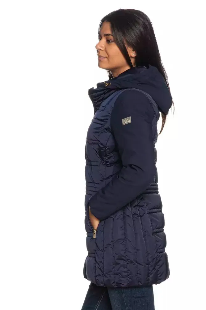 Yes Zee Chic  Technical Fabric Jacket with Women's Hood
