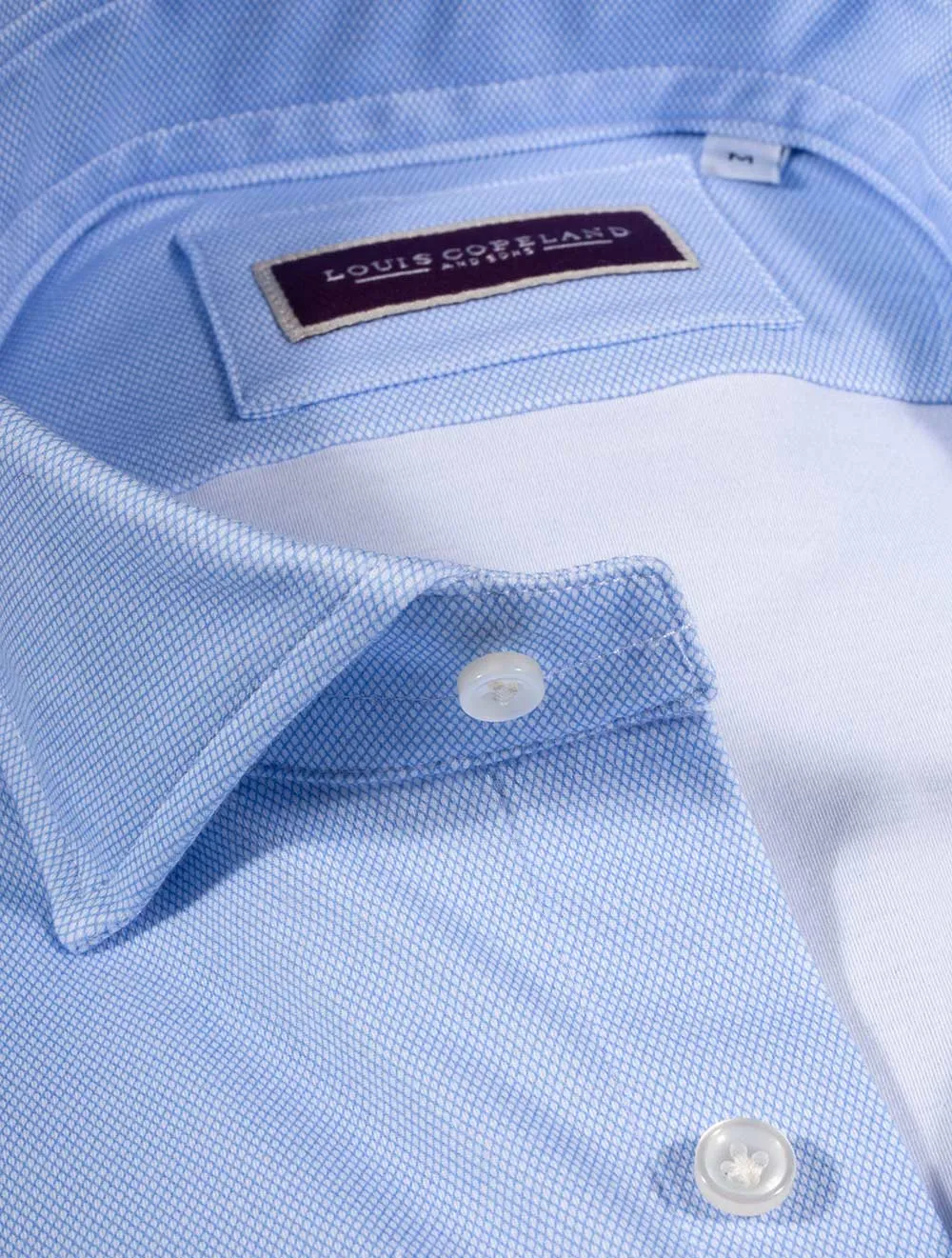 Zidane Diamond Weave Shirt Blue